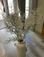 Silver Glitter Cedar Bush