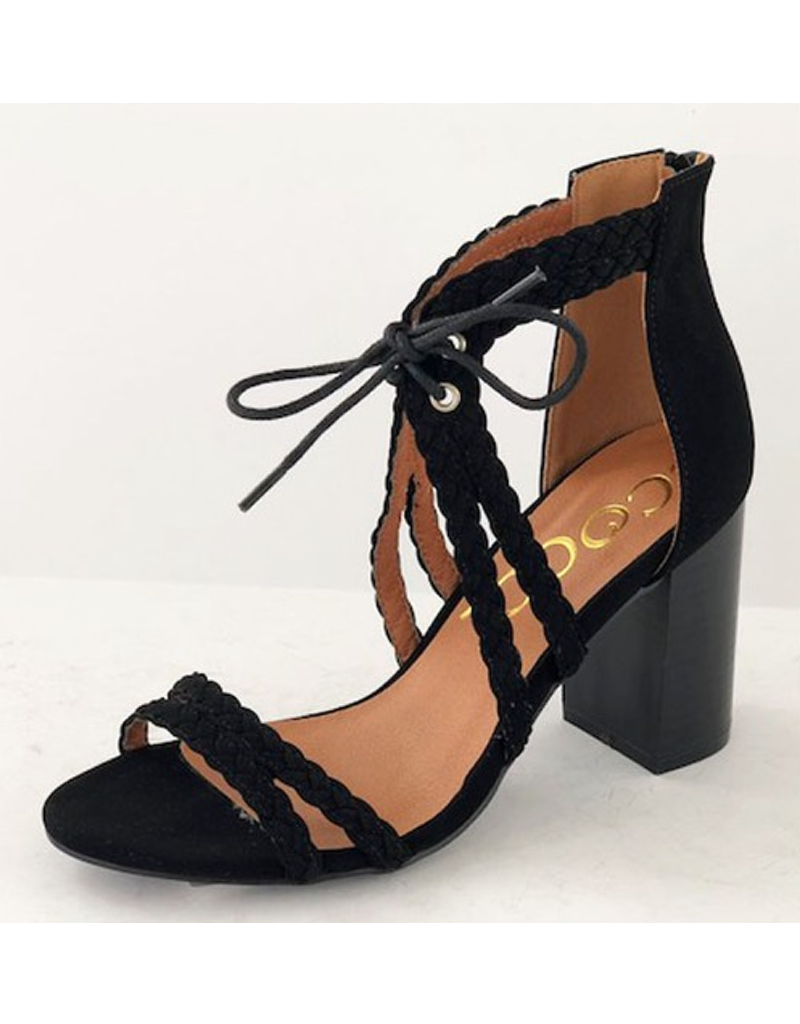 Pretty Braided Heeled Sandal
