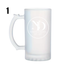 16oz Frosted Glass Beer Mug
