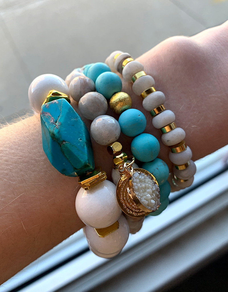 She Is Awakened White Agate