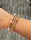 Ornate Cross Charm Bracelet Set