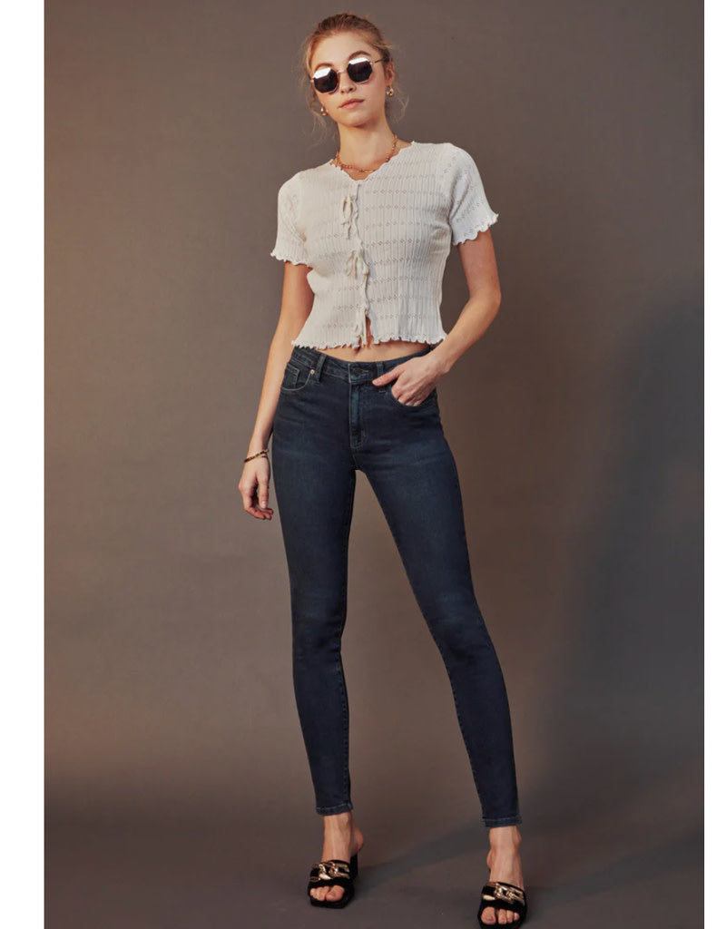 Nickie High Rise Super Skinny Jeans - Dark