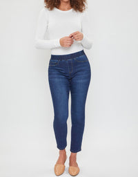 Petite High Rise Jegging -Dark Indigo