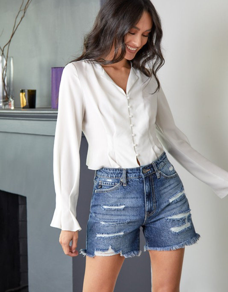 Jansen Ultra High Rise Boyfriend Shorts