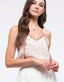Fun Floral Lace Trim Cami - Dusty Blush