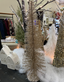 Champagne Glitter Bristle Tree