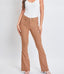 Hyperstretch High Rise Flare - Almond