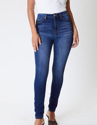 Anya High Rise Super Skinny Jeans - Dark