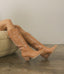 Ainsley  Embroidered Cowboy Boot - Camel