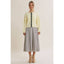 Cottage Garden Wool Blend Floral Placket Sweater Cardigan: OATMEAL