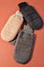 Solid Padded Mitten Gloves