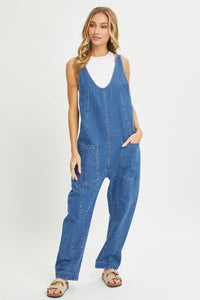 Denim Jumpsuit/Overall - Denim Blue
