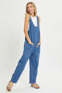 Denim Jumpsuit/Overall - Denim Blue