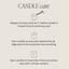 Favorite Sweater Soy Candle - Patterned 9 oz - Clear Jar (Cashmere and Vanilla)