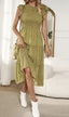 Floral Print Smocked Dress