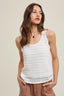 Crochet Tank Top - White