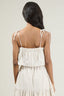 Everlanes Striped Crop Top - Tan/White
