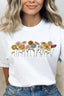 Flower Filed Comfort Colors Graphic Tee - White