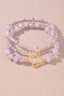 Clover Glass Beaded Bracelet Set