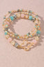 Clover Glass Beaded Bracelet Set