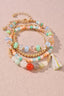Multi Bead Metal Bracelet Set