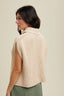 Turtleneck Sweater Top - Natural