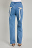 High Waist Straight Leg Bow Detail Denim