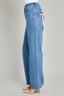 High Waist Straight Leg Bow Detail Denim