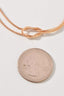 Knot Shaped Snake Short Necklace