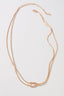 Knot Shaped Snake Short Necklace