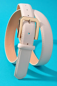 Angled Buckle Lux Belts