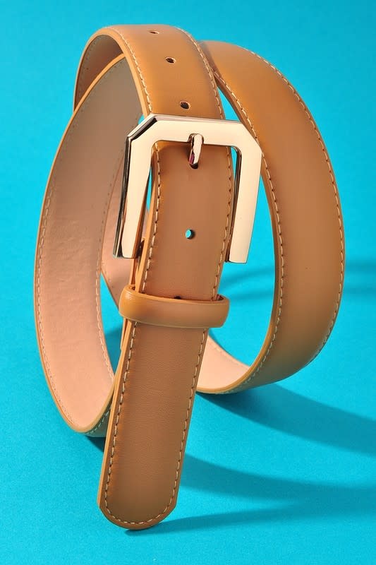 Angled Buckle Lux Belts