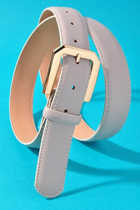 Angled Buckle Lux Belts