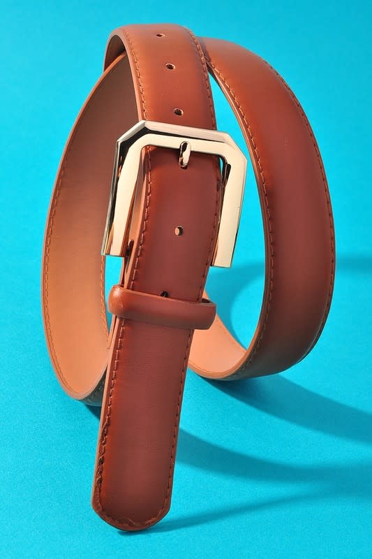 Angled Buckle Lux Belts