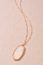 Hexagon Shaped Long Necklace