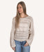 Hollow-Out Cable Knit Cropped Sweater