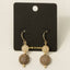 Faceted Gemstone Dangle Drop Earrings: MI