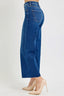 Aria Tummy Control High Rise Wide Crop Jeans