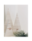 Wooden Set of Christmas Tree - White Wash