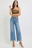 Daphne High Rise Crop Wide Jeans