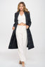 Plaid Wool Coat - Blue Multi