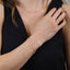 18k Gold Filled Pearl Bead & Straw Bracelet