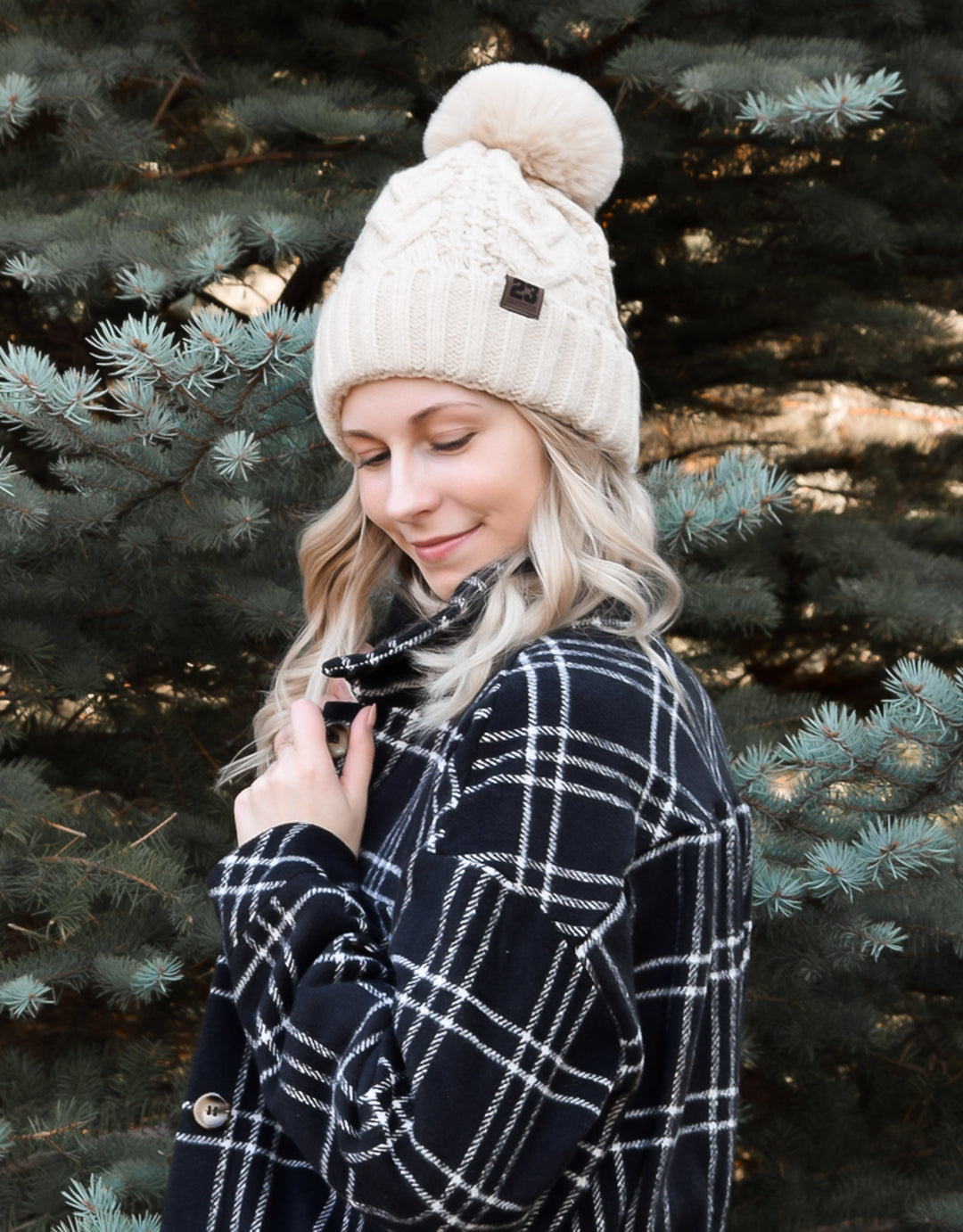 23 Gratitude Pom Pom Beanie