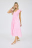 Fluttler Sleeve Maxi Dress