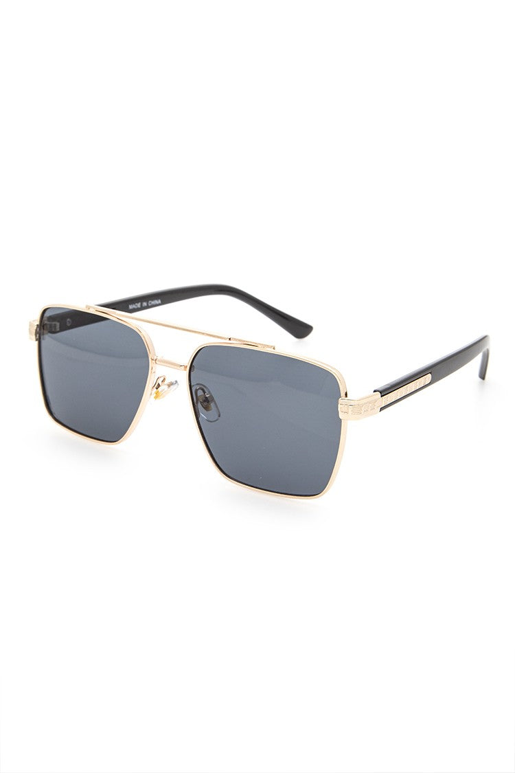 Unisex Square Aviator Sunglasses