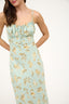 Floral Spaghetti Strap Midi Dress