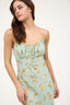 Floral Spaghetti Strap Midi Dress