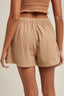 Cotton Twill Shorts - Mocha
