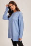 Crew Neck Oversized Everyday Tunic Sweater