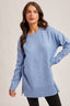 Crew Neck Oversized Everyday Tunic Sweater